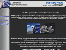 Tablet Screenshot of mci-inspections.com